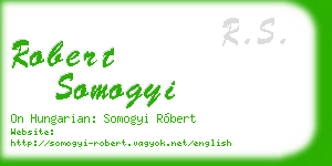 robert somogyi business card